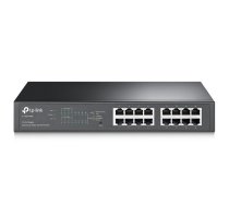 Switch, TP-LINK, Desktop/pedestal, 16x10Base-T / 100Base-TX / 1000Base-T, PoE+ ports 8, TL-SG1016PE