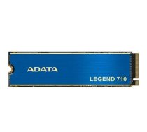 SSD, ADATA, LEGEND 710, 1TB, M.2, PCIE, NVMe, 3D NAND, Write speed 1800 MBytes/sec, Read speed 2400 MBytes/sec, TBW 260 TB, MTBF 1500000 hours, ALEG-710-1TCS