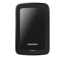 External HDD, ADATA, HV300, 2TB, USB 3.1, Colour Black, AHV300-2TU31-CBK
