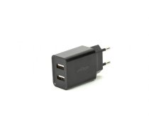 CHARGER USB UNIVERSAL BLACK/2PORT EG-U2C2A-03-BK GEMBIRD