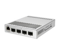 Switch, MIKROTIK, 1x10Base-T / 100Base-TX / 1000Base-T, 4xSFP+, PoE ports 1, CRS305-1G-4S+IN