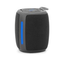 Portable Speaker, GEMBIRD, Black, Portable/Wireless, 1xUSB-C, Bluetooth, SPK-BT-LED-03-BK