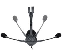 HEADSET STEREO H111/GREY 981-000593 LOGITECH