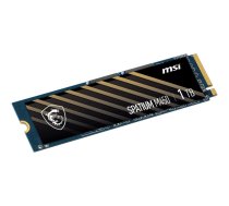 SSD, MSI, SPATIUM M450, 1TB, M.2, PCIe Gen4, NVMe, 3D NAND, Write speed 3000 MBytes/sec, Read speed 3600 MBytes/sec, 2.15mm, TBW 600 TB, MTBF 1500000 hours, S78-440L980-P83