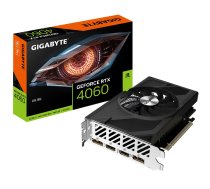 Graphics Card, GIGABYTE, NVIDIA GeForce RTX 4060, 8 GB, GDDR6, 128 bit, PCIE 4.0 16x, Dual Slot Fansink, 2xHDMI, 2xDisplayPort, GV-N4060D6-8GD