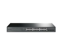 Switch, TP-LINK, Omada, TL-SG2428P, Type L2+, 24x10Base-T / 100Base-TX / 1000Base-T, 4xSFP, PoE+ ports 24, 250 Watts, TL-SG2428P