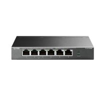 Switch, TP-LINK, TL-SF1006P, Desktop/pedestal, 6x10Base-T / 100Base-TX, PoE+ ports 4, TL-SF1006P