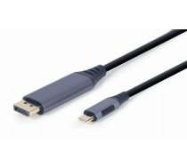 CABLE USB-C TO DP 1.8M/GREY CC-USB3C-DPF-01-6 GEMBIRD