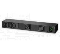 APC RACK PDU, BASIC, 0U/1U, 100-240V/20A, 220-240V/16A, (7) C13, (2) C19