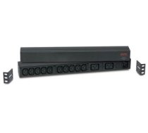 APC RACK PDU,BASIC, 1U, 16A,208&230V, (10)C13 & (2)C19