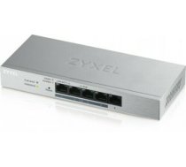 ZYXEL GS1200-5HP, 5 PORT GIGABIT POE+ WEBMANAGED DESKTOP SWITCH, 4X POE, 60 WATT