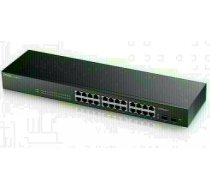 ZYXEL GS1900-24 V2, 24-PORT GBE L2 SMART SWITCH, RACKMOUNT, FANLESS (5Y WARRANTY)