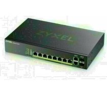 ZYXEL GS2220-10HP,EU REGION,8-PORT GBE L2 POE SWITCH WITH GBE UPLINK (1 YEAR NCC PRO PACK LICENSE BUNDLED)