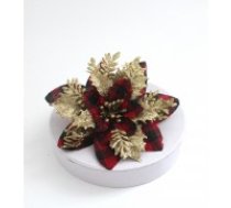 Dekors Ziemassvētku zieds 1gab.,14cm.