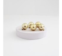 Dekoratīvās bumbiņas, d-3cm, 5 gab.,"gold''