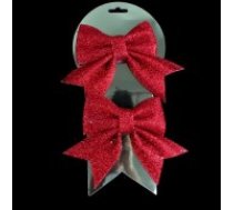 Dekors Ziemasvētku rotājumi bantītes 2gab.,12cm.,''red"