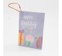 Apsveikuma kartiņas HAPPY BIRTHDAY 6x9cm, 1 gab.