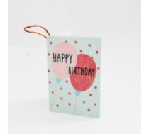 Apsveikuma kartiņas HAPPY BIRTHDAY 6x9cm, 1 gab.
