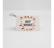 Apsveikuma kartīte “Best Wishes”, 6,5 × 9 cm, 1 gab.