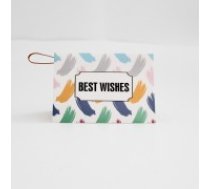 Apsveikuma kartīte “Best Wishes”, 6,5 × 9 cm, 1 gab.