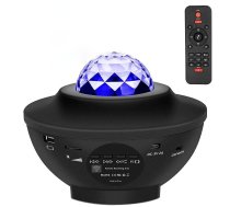 Projector STARS LED / Disco with bluetooth speaker + remote control + USB BTM0504 / HD-SPL black ()