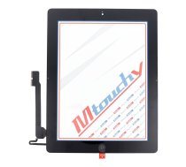 MUSTTBY Touch screen + back sticker + Home for iPAD 4 (black) ()