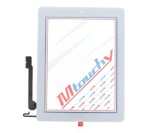 MUSTTBY Touch screen + back sticker + Home for iPAD 4 (white) ()