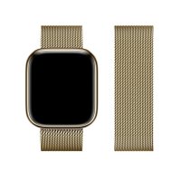 FORCELL F-DESIGN FA03 magnetic stainless steel strap for APPLE Watch 38 / 40 / 41 mm vintage gold ()