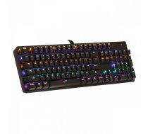 ART wire mechanical keyboard USB A QWERTY LED AK-51 black ()