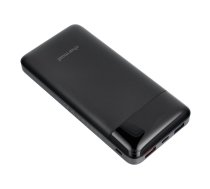 Charmast W2089 Power Bank, PD3.0 3A 22.5W 20000 mAh with built-in USB A, USB C, Lightning, and Micro USB cables, black ()