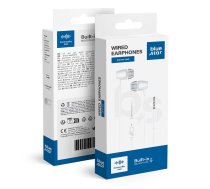Wire earbuds Jack 3.5 mm Blue Star PA-E67 1.2 m white ()
