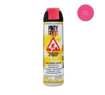 Ceļu marķēšanas fluorescējoša krāsa aerosolā sarkana 500ml PintyPlus