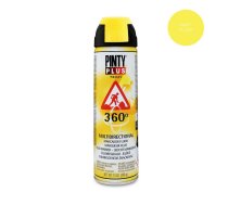 Ceļu marķēšanas fluorescējoša krāsa aerosolā dzeltena 500ml PintyPlus