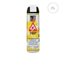 Ceļu marķēšanas fluorescējoša krāsa aerosolā balta 500ml PintyPlus