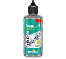 Velosipēda ķēdes eļļa Motorex mitram laikam - 100 ml