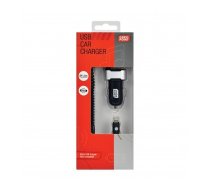 2.4A iPhone Auto piepīpētāja lādētājs 2xUSB 12V/24V 5V CARPOINT