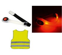 Bērnu drošības veste + Led aproce komplekts