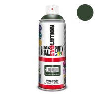 Akrila krāsa aerosolā hroma zaļš RAL 6020 Evolution PintyPlus 400ml