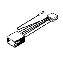 Automašīnas radio ISO pāreja ar vadiem 15 cm.