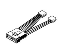 Automašīnas radio ISO pāreja ar vadiem 15 cm.