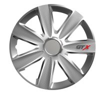 Disku uzlika Hubcap GTX carbon "silver" 15" 1gb