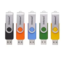 Intenso Office Line 16GB USB Stick 3.2 Multipack x5 daudzkrāsains