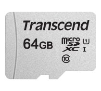 Transcend microSDXC 300S 64GB Class 10 UHS-I U1 atmiņas karte