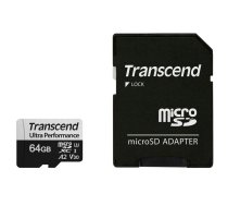 Transcend microSDXC 340S 64GB 10 klases UHS-I U3 A2