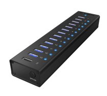 Raidsonic ICY BOX IB-AC6113 13 port USB 3.0 hub