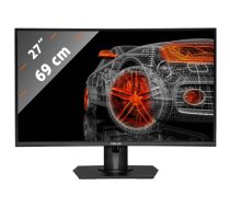 Asus VG27VQ TUF Gaming Spēļu monitors, 27 collas, Full HD 1920x1080 izšķirtspēja, 165Hz, VA panelis, izliekts ekrāns, melns