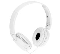 Sony MDR-ZX110 Austiņas, Pāri Ausīm, Vadu, Baltas