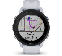 Garmin Forerunner 955 skriešanas pulkstenis, 47mm, balts, 15+ dienu akumulators