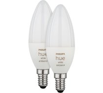 Philips Hue LED spuldze E14, 2 gab., 5,2 W, 470 lm, balta, Ambiance