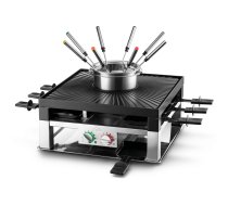 Solis Combi Grill 3in1 796 raclette grils, 3 vienā funkcija, 1400W, nerūsējošais tērauds